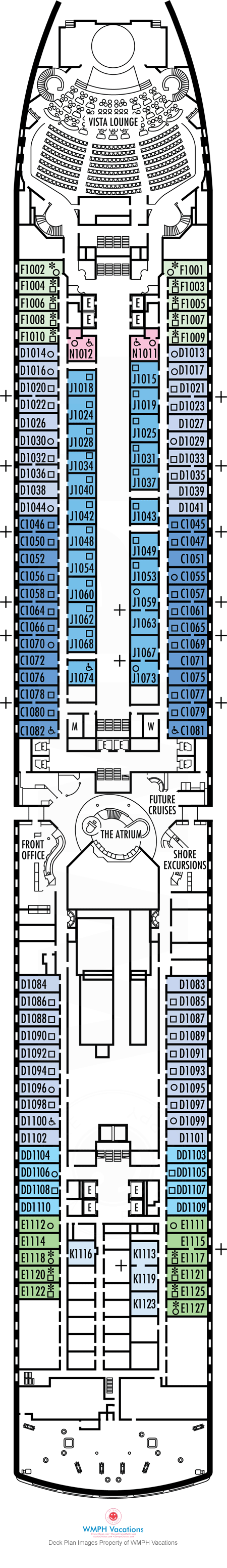 Zuiderdam - Main Deck 