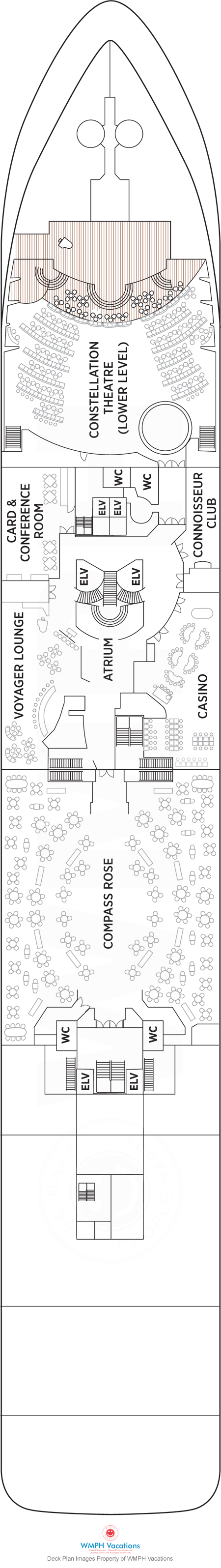 Seven Seas Voyager - Deck 4 