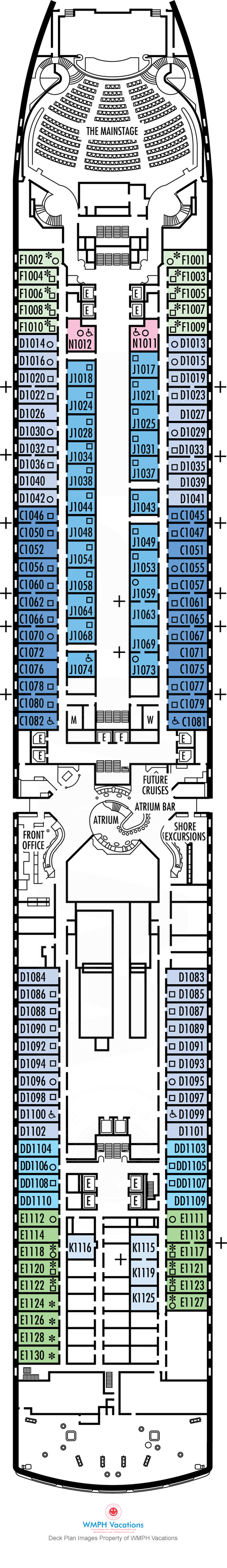 Eurodam - Main Deck 