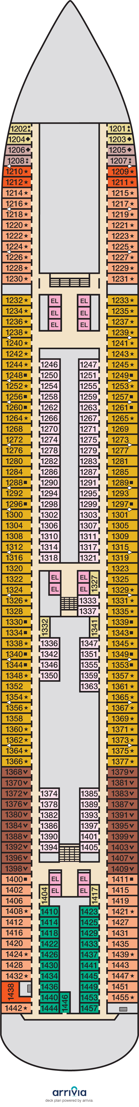 Carnival Dream - Riviera Deck 
