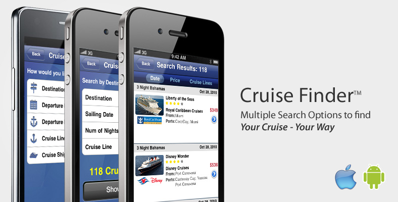 iCruise Cruise Finder iPhone App.