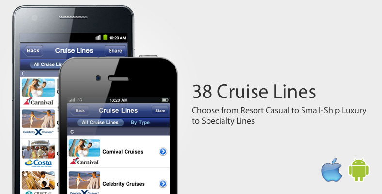 iCruise Cruise Finder iPhone App.