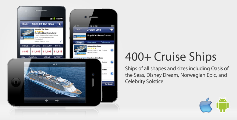iCruise Cruise Finder iPhone App.