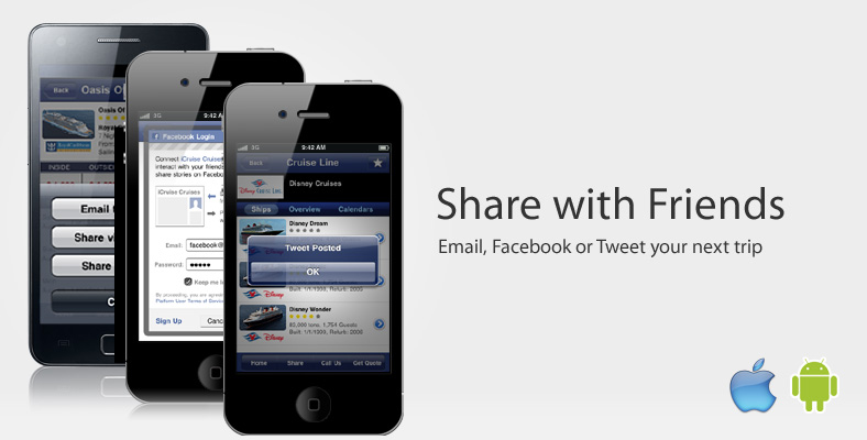 iCruise Cruise Finder iPhone App.