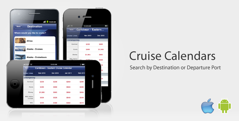 iCruise Cruise Finder™ iPhone App.