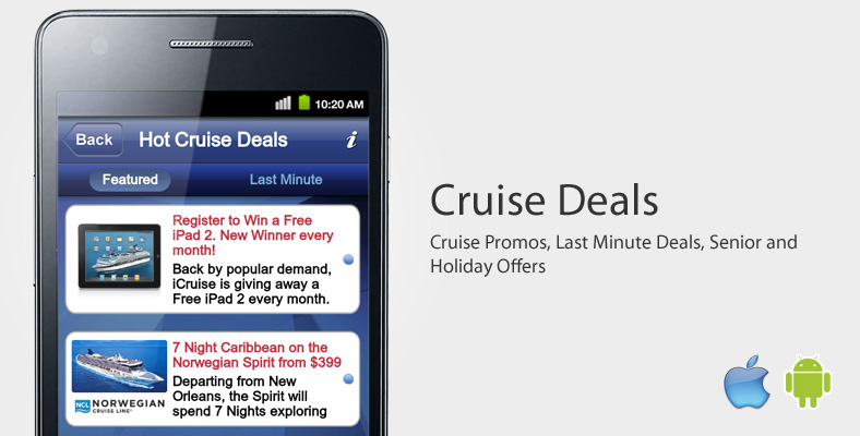 iCruise Cruise Finder iPhone App.