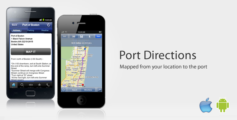 iCruise Cruise Finder iPhone App.