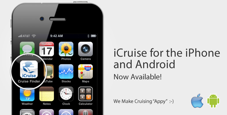 iCruise Cruise Finder iPhone App.